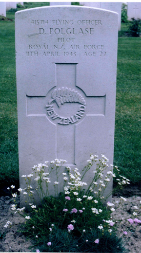 (3) Grave of Flying Officer Polglaze 105 Squadron.