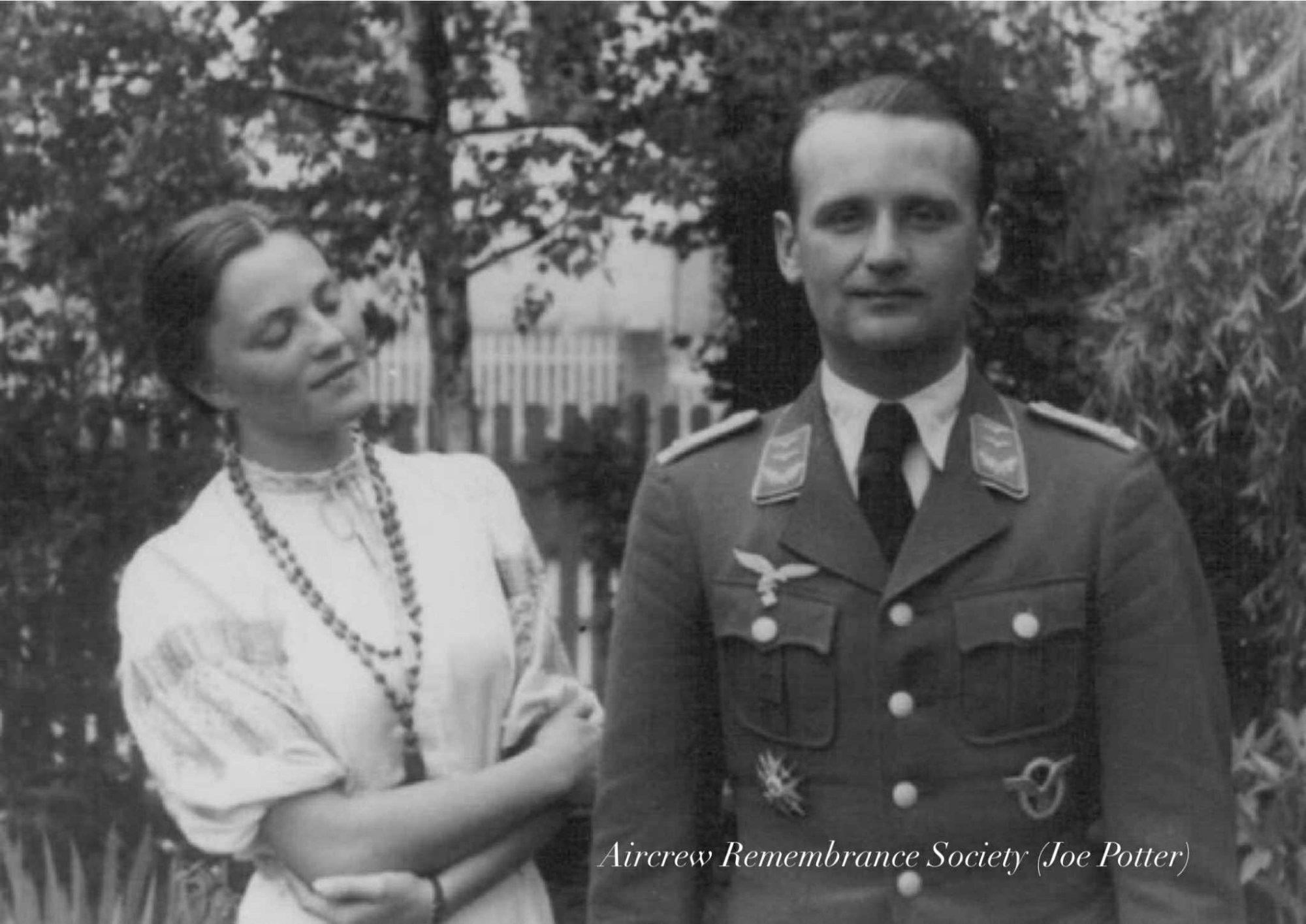 Wilhelm with his wife during happier times (Potter)