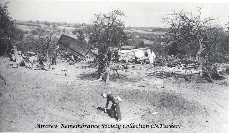 Images showing the crash site. (Parker).