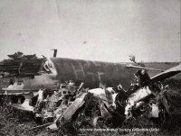 Image showing the burnt out wreck of the L1 + HW. (Jolie).