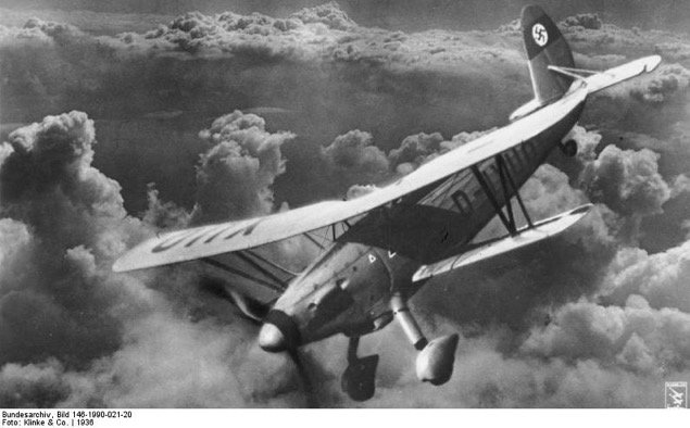 Arado Ar 65 in flight (BA)