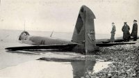 Feldwebel Geiger's Ju 88 at Weybourne following the belly landing.