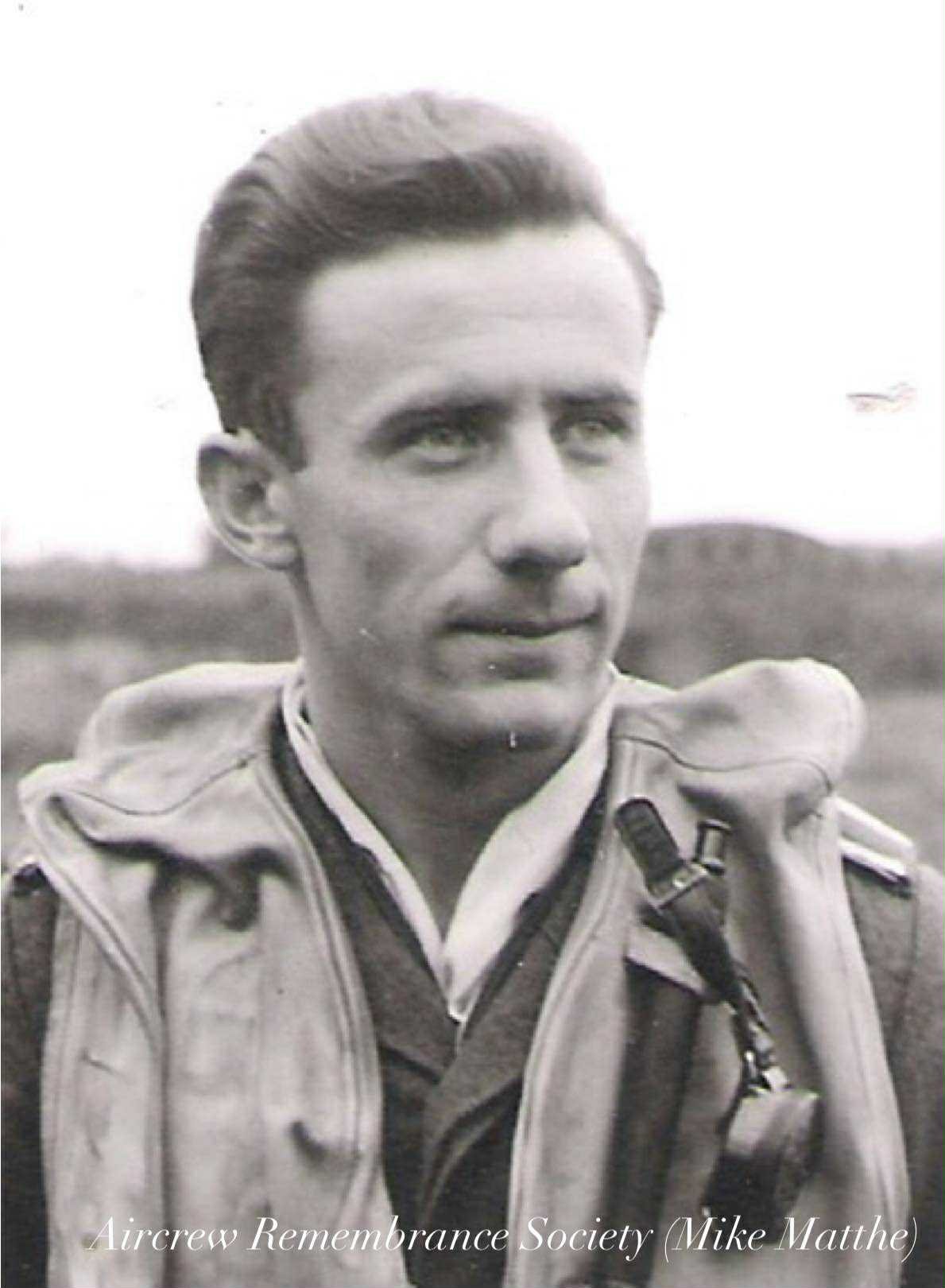 Unteroffizier Granabetter pictured in his flight gear (Matthe).