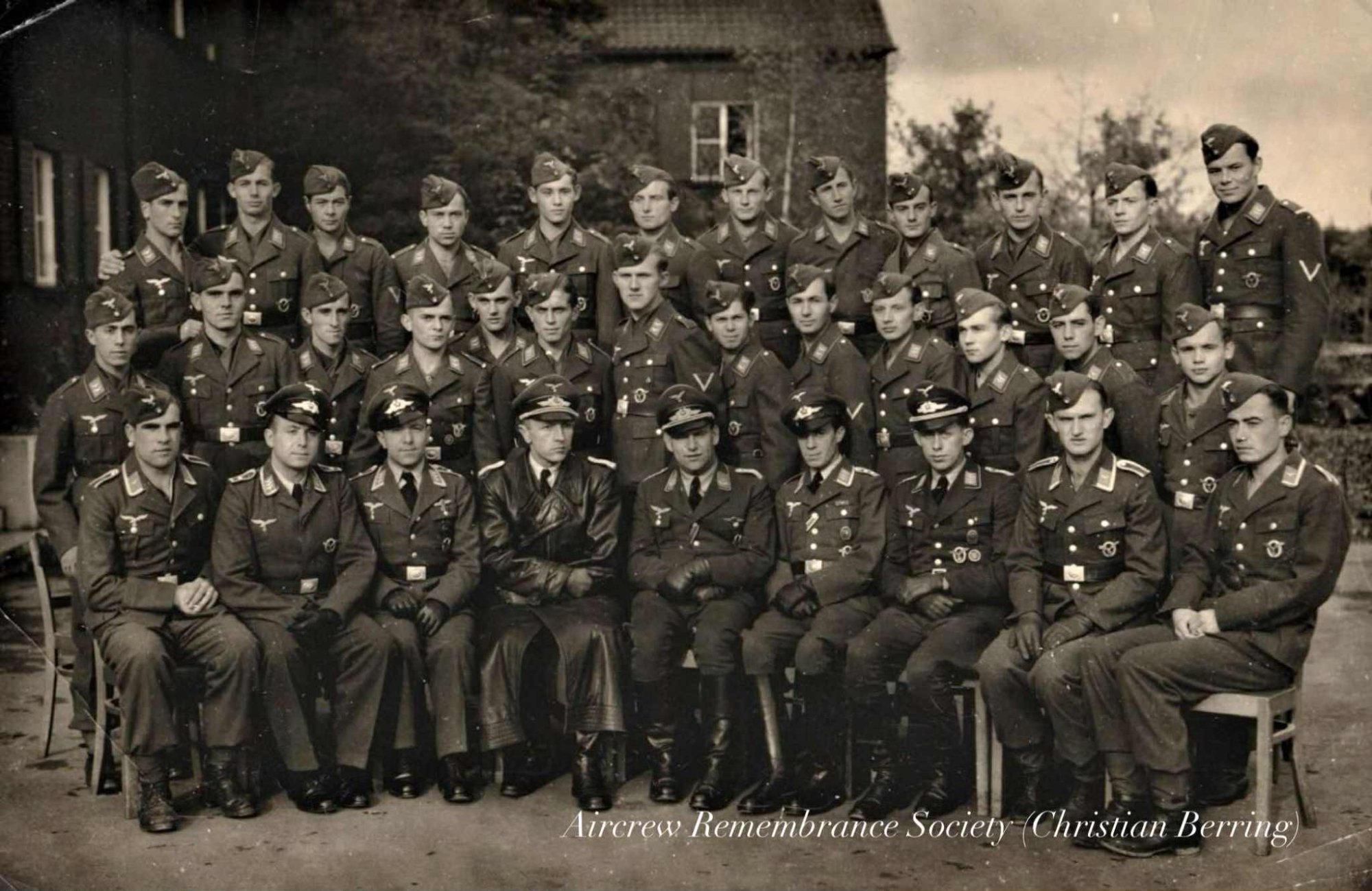 This is an early photo showing Kamrath, it was taken at JFS 4, 2. Staffel. Kamrath is sitting at the front row, No. 3 from right. (Berring).