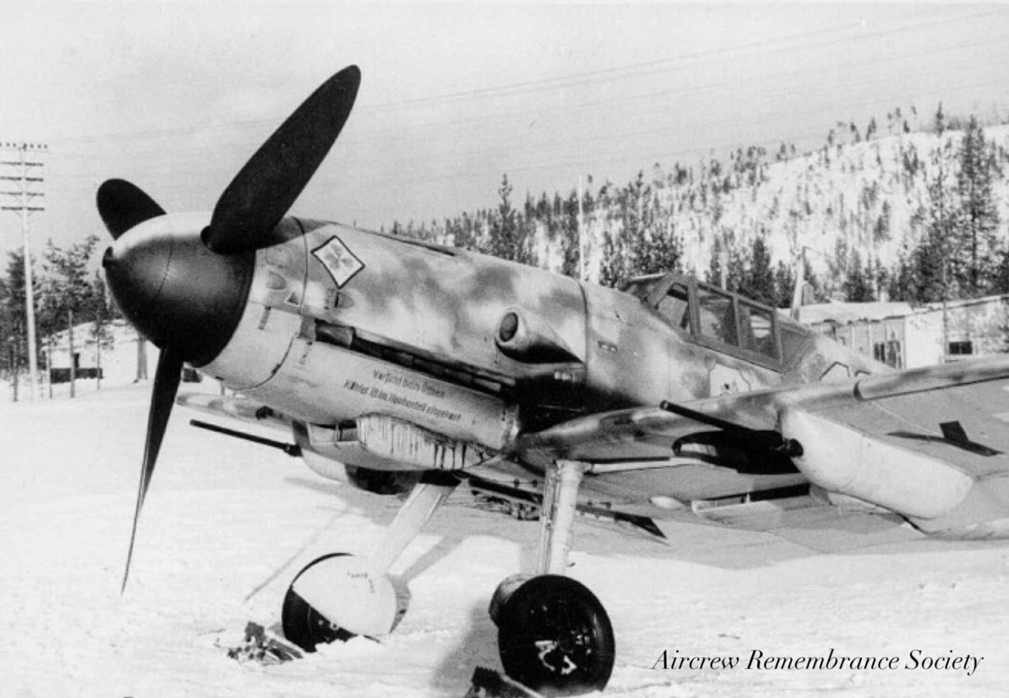 Messerschmitt Bf 109G-2 of JG5, similar aircraft to that which Manfred piloted.