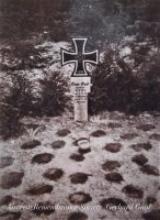 Original burial plot of the pilot, Leutnant. Hans Guul. (Guul)