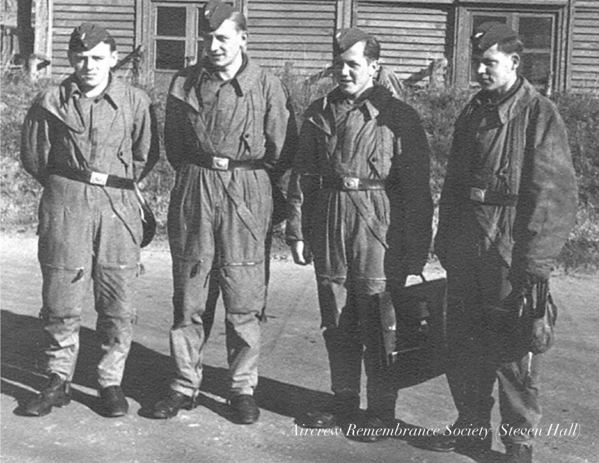 L to R; Albert Rasch, Herbert Ballwieser, Werner Hofmann and Helmut Lenz (Hall).