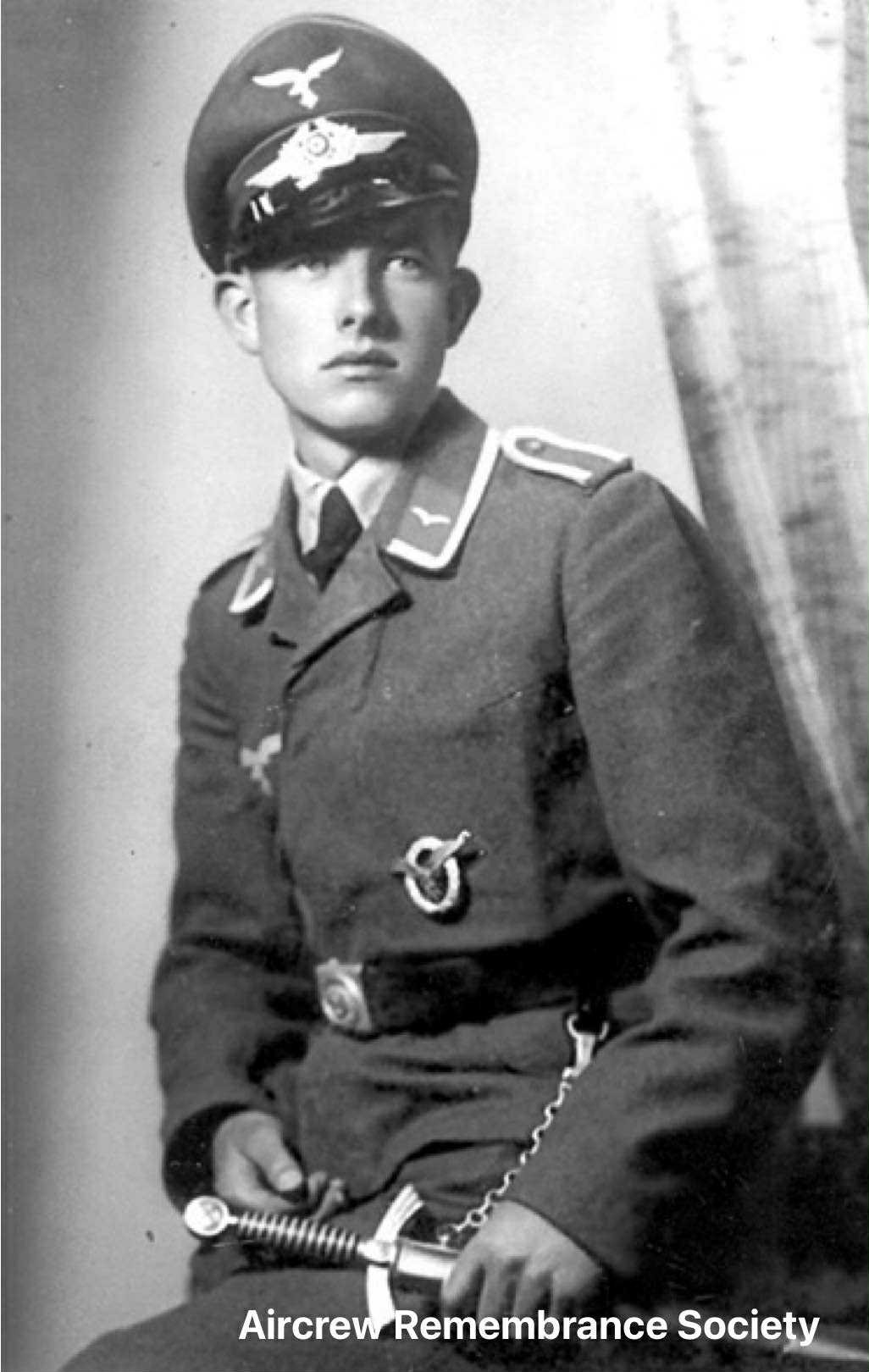 Heinz Cordsen pictured as Uffz in his dress uniform