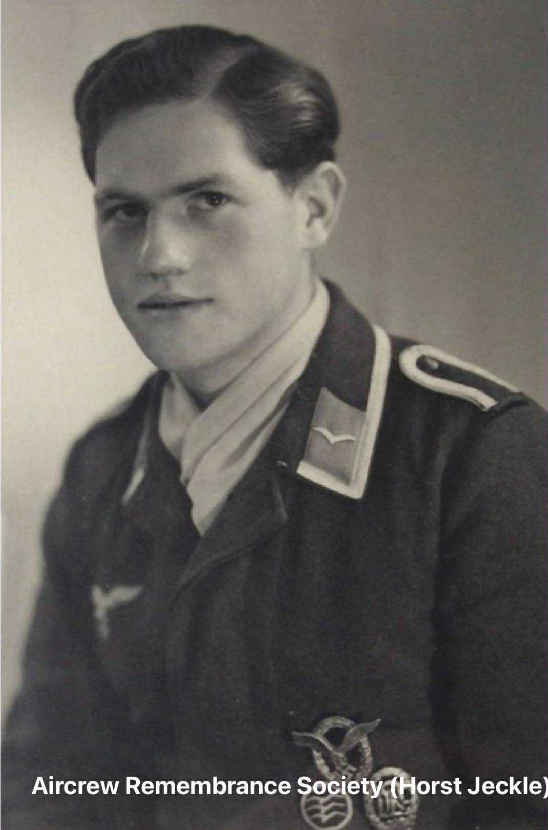 Nice portrait photo of Heinz Boettger pictured in December 1943 (Jeckel).