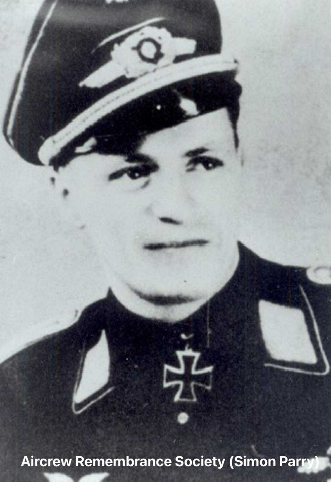 The ill-fated Ju 88 pilot, Knights Cross holder Johann Dreher (Parry)