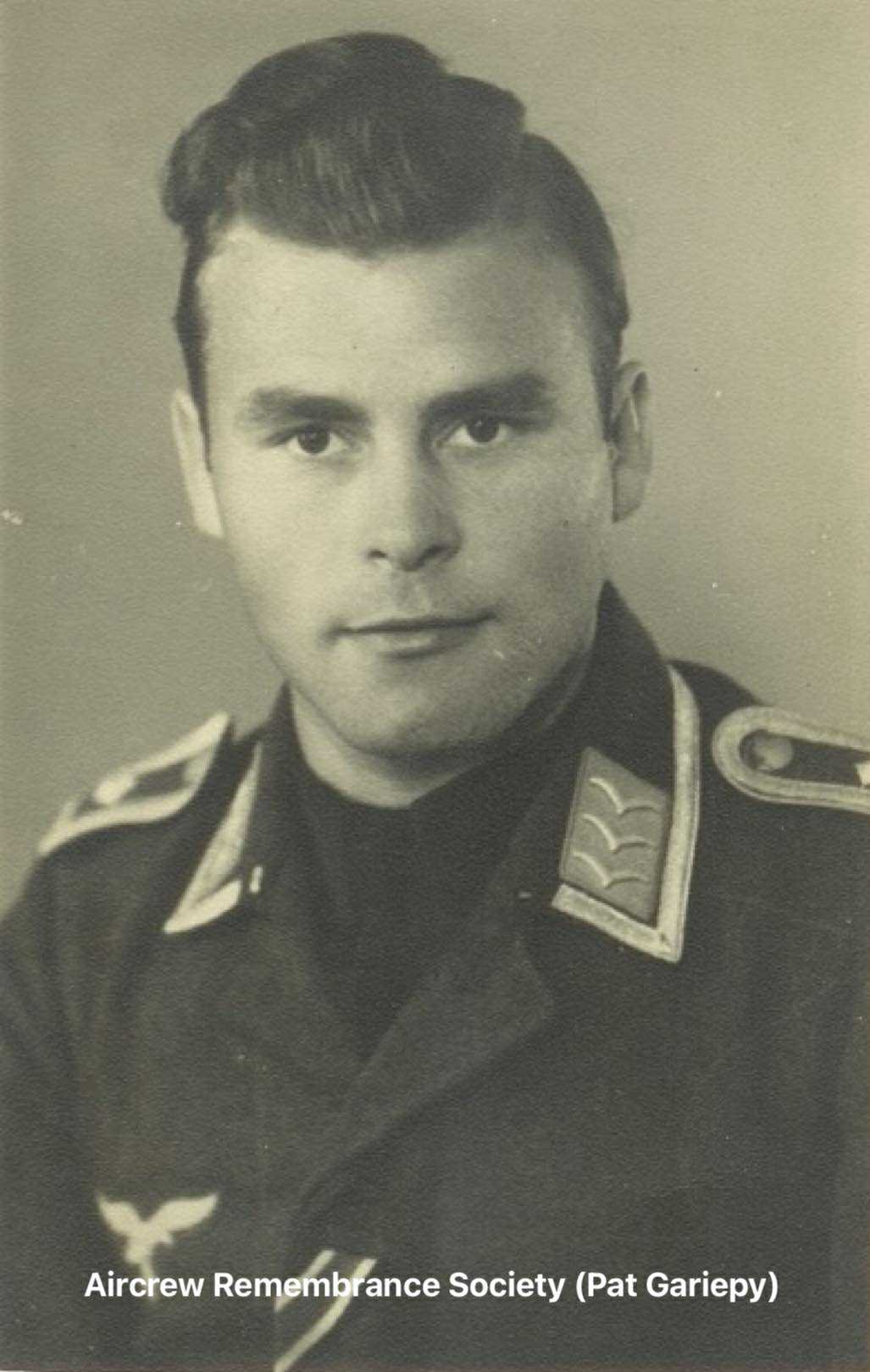 Helmut Alexander pictured here as a Feldwebel (via P. Gariepy).