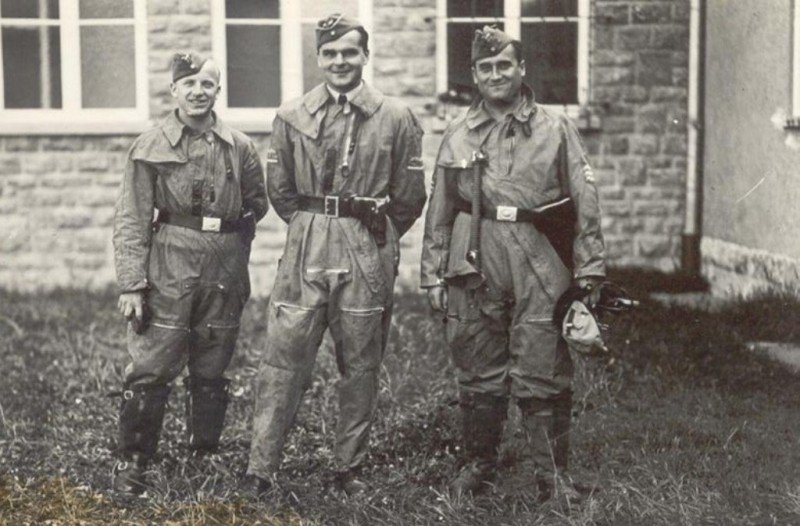 Ogfr. Schneidmüller, Oblt. Kutter and Ofw. Stühler (Schlichting)