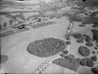 Armstrong Whitworth Whitley Mark V, N1526 'Y' of No. 10 Operational Training Unit based at Abingdon, Berkshire, photographed flying over Blenheim Palace, near Woodstock, Oxfordshire some months prior to the crash. (I.W.M.)
