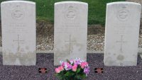 Crew graves (Courtesy Jean-Claude Langevin)
