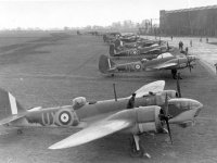 82 Squadron Blenheim IV’s preparing for a mission at R.A.F. Watton.