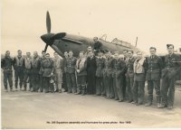 No.245 Squadron pilots at Aldergrove in November 1940 (245 were there from July 1940 to June 1941).