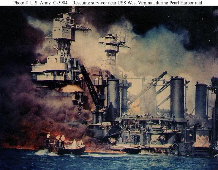 7th December 1941 Attack on pearl harbour.