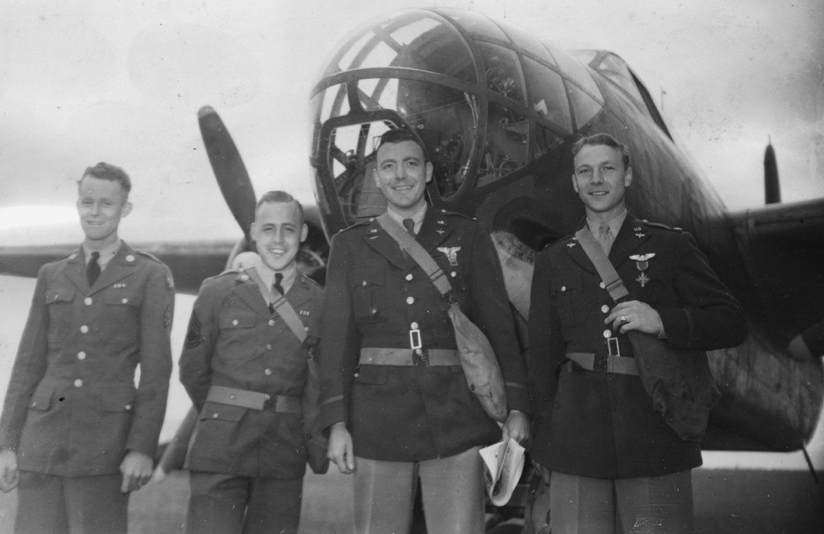 12 Boston (A-20) aircraft are despatched from Swanton Morley by No. 2 Group, 226 Squadron, RAF, to bomb four German airfields in Holland: De Koog airfield, Bergen/Alkamaar airfield, Haanstede airfield and Valkenberg airfield. 6 of these aircraft are assigned to 15th Bomb Squadron (8th AF USAAF) and are crewed by American airmen.