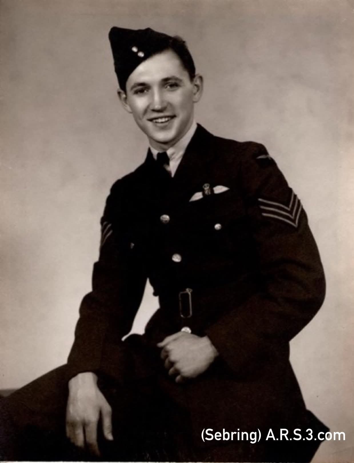 Ralph Sebring pictured after graduation in the R.C.A.F. (Sebring)