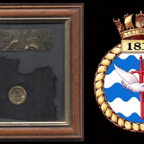 In 1991 the remains of Seafire SR611 were recovered under M.O.D. Licence 749 by The Booker Aircraft Museum (Aircrew Remembrance Society) Above now part of the Societies Aviation Heritage Collection, Brass engine plate from engine that reads; Griffin VI No.39780 LEFT HAND TRACTOR. Navy Tunic fragment, and R.N.V.R. button.