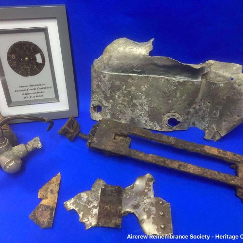 Some of the items held in the Heritage Collection from Seafire XV SR611