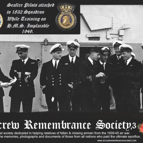 Lt. Robert Caldwell Maclaren seen here while serving on H.M.S. Implacable during 1949