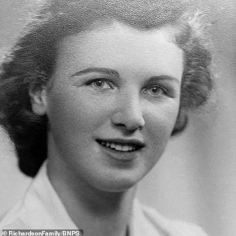 Sheila, pictured left, was widowed after only two years of marriage when Ron lost his life in the war. She remarried Royal Navy submariner Patrick Thompson and had two more sons by him. They remained happily married until he died 30 years ago