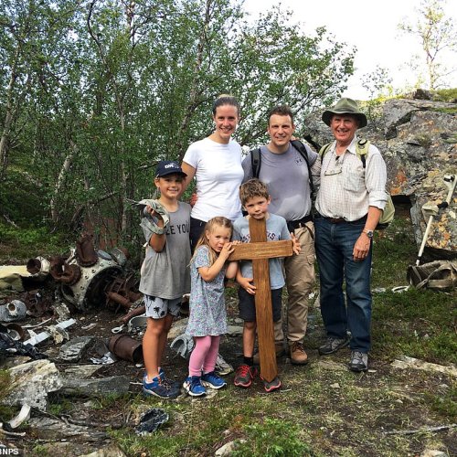 The Richardson family finally find Lt Cmdr Ron Richardson's crashed Hellcat aircraft on a Norwegian mountain. Ron was based on HMS Indefatigable which took part in Operation Goodwood - a series of aircraft carrier raids on the Tirpitz which was a constant threat to the Allied Arctic convoys