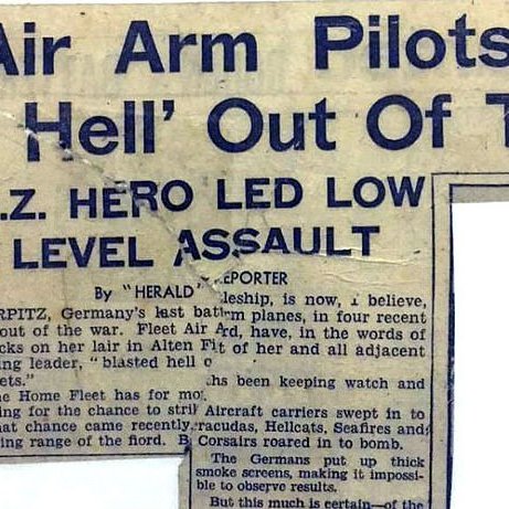 Philip added that the stories of the grandfather he never knew inspired him to also become a pilot for the Royal Navy's Fleet Air Arm

