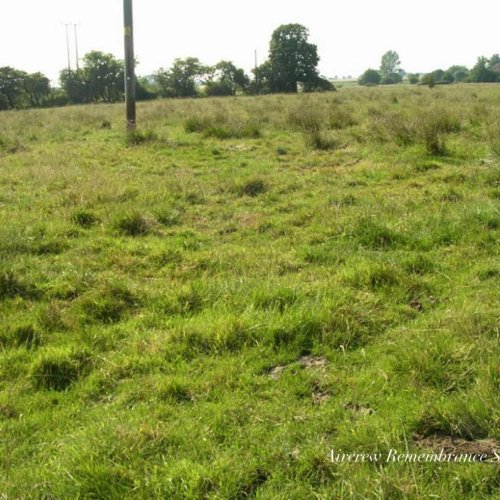 The crash site pictured on the 2nd July 2009