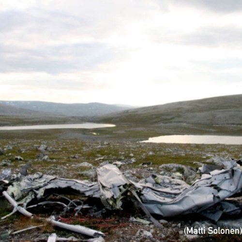 Crash site of Oblt. Barrenscheen's Ju 88 (Sorensen)