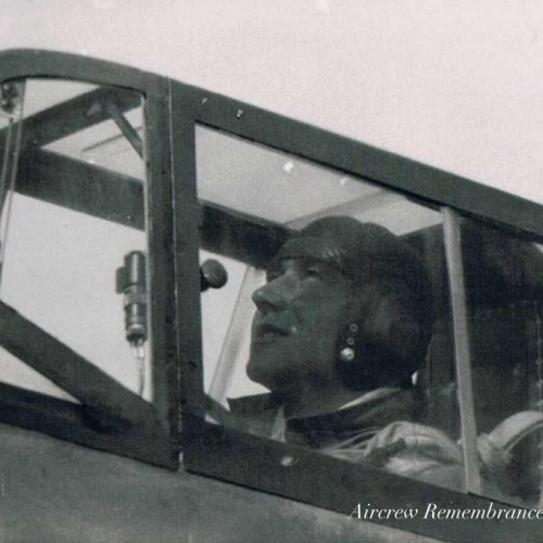Charly Rueck in the cockpit of his Bf 109