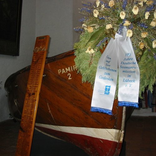 German “Lost at sea” memorial dedicated to all those lost at sea.