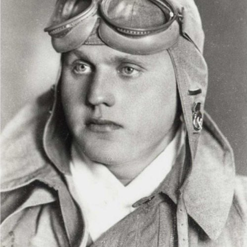 The ill-fated pilot Rudolf Salz (Hall)