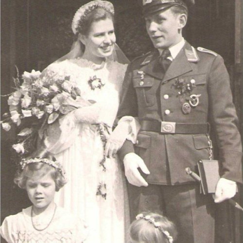 Heinrich Hummel on his wedding day (Matthe)