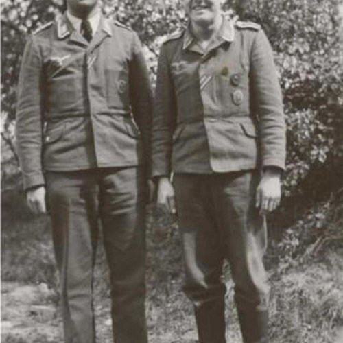 Karl Haisch with Herbert Platzek (Hall)