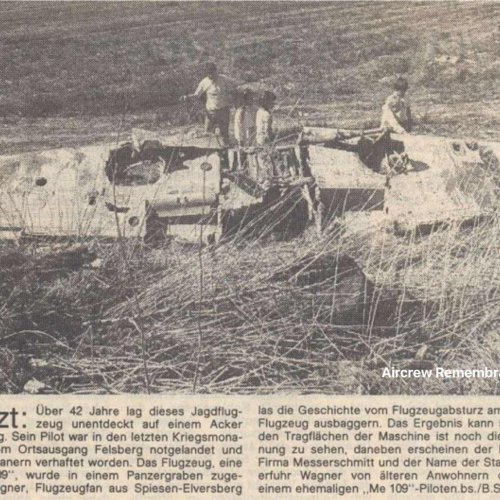 “The Wreck” 42 years later - local newspaper report dated1987 (Jeckel)