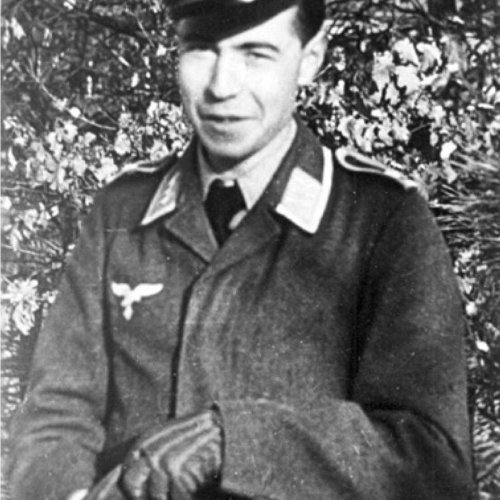 Heinrich Conze, the ill-fated pilot (Hall).