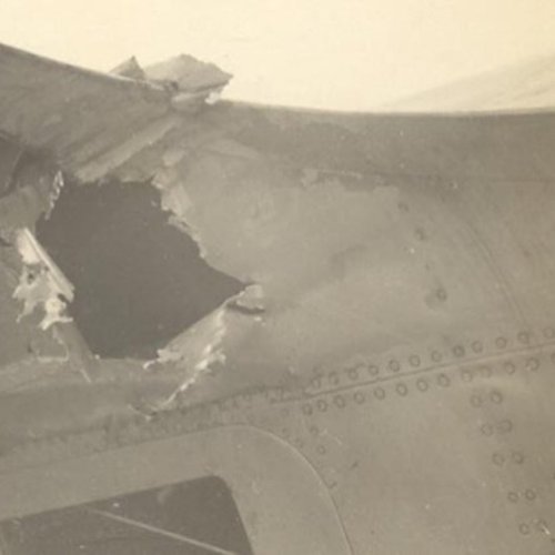 22.09.1939 1./(F)123 Dornier Do 17P Wnr.(not known) Lt. Kleinebesel Location: Langendiebach, Germany. All damage seems to be all on starboard side of the aircraft (Goebel, Schlichting)