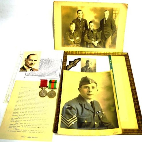 Items relating to Sgt N. R. Miller (Auction Site)