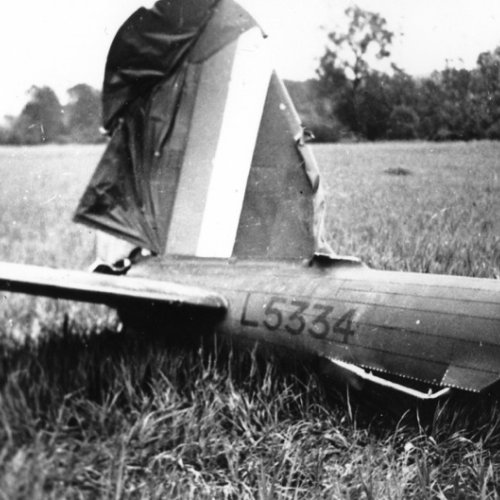 Remains of L5334 at Beaurepaire (King A.R. Society archives)