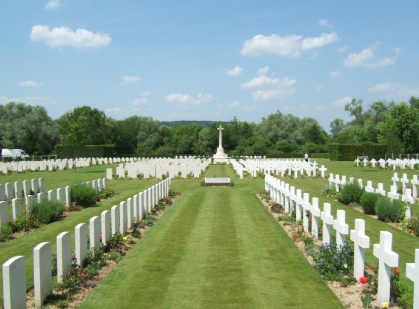 Choloy War Cemetery (Courtesy C.W.G.C.)