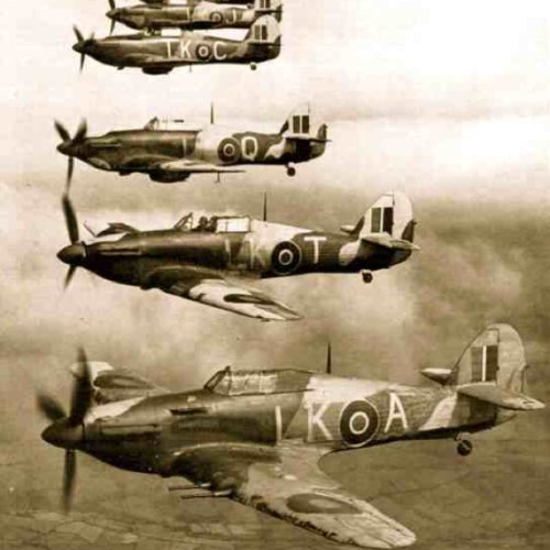 Hurricanes of 87 Squadron (David King Archives)