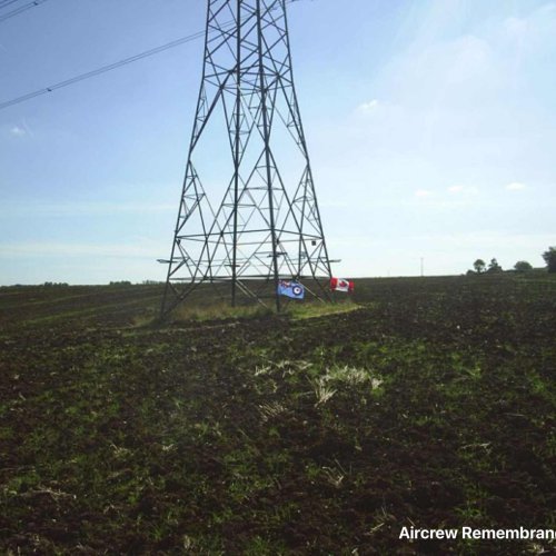 Crash site area pictured in the foreground (King)