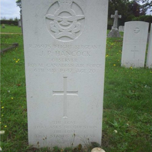 Crew graves together at Kempston (A.R.S. archives)