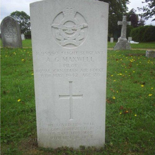 Crew graves together at Kempston (A.R.S. archives)