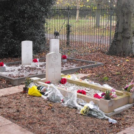 At the local cemetery at Desborough, the graves of the pilot James Kirton together with his navigator Donald Blunt lie side by side. The graves are kept in very good order (Brownless)
