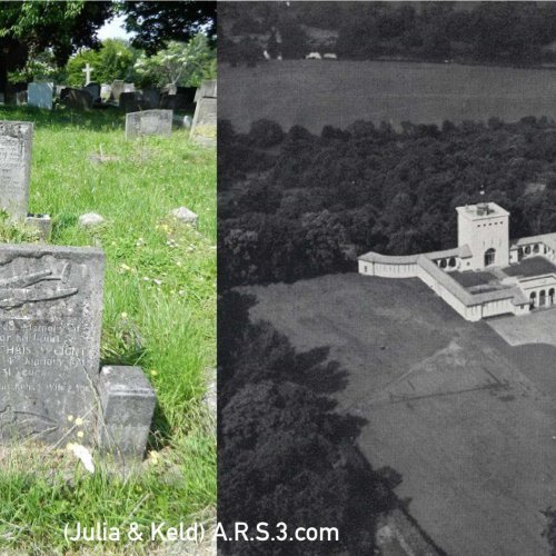 (Left) P/O Christopher Weight is also remembered on the graves stone of his mother Hannah Weight, in Camberwell New Cemetery, London. (Julia & Keld)(Right) The Runnymede Memorial.
