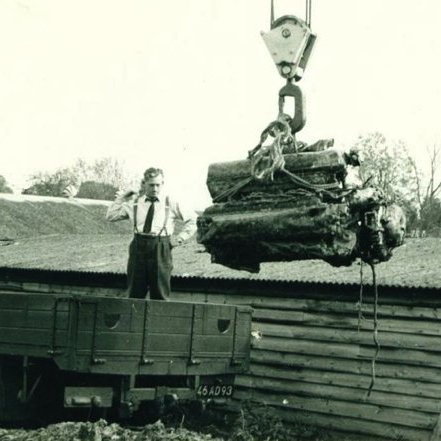 Recovery by The Chiltern Historical Aircraft Preservation Group.