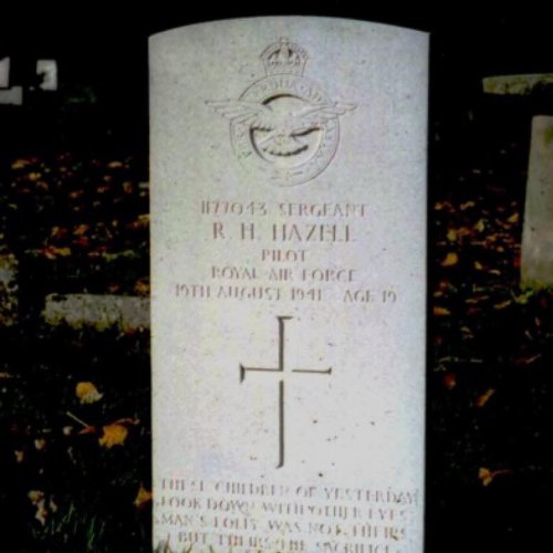 Sgt Richard Hazell grave St. Mary’s Churchyard, Turville (King). 